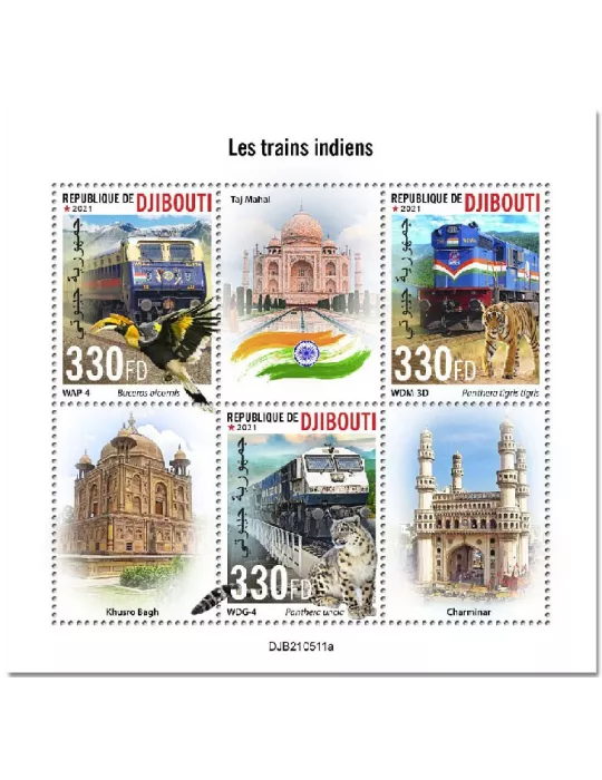 n° 3722/3724  - Timbre DJIBOUTI Poste