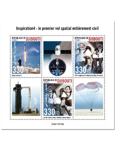 n° 3743/3745  - Timbre DJIBOUTI Poste