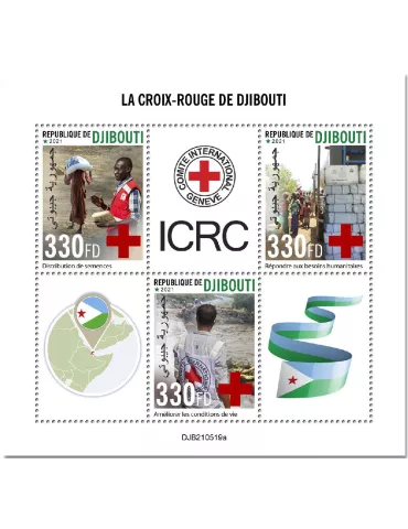 n° 3746/3748  - Timbre DJIBOUTI Poste