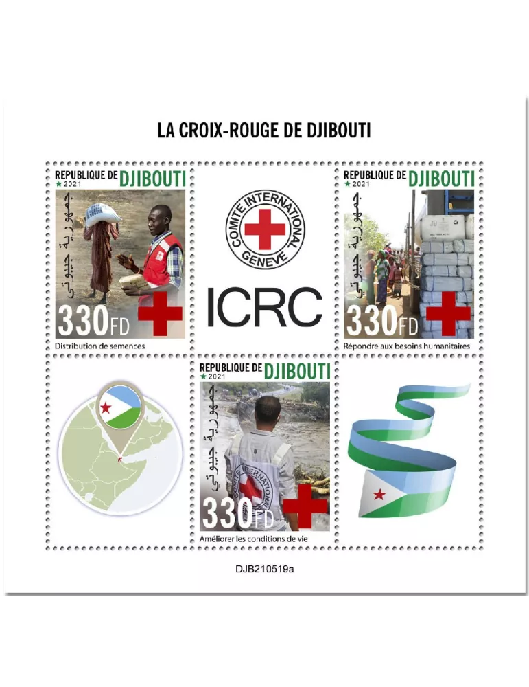 n° 3746/3748  - Timbre DJIBOUTI Poste