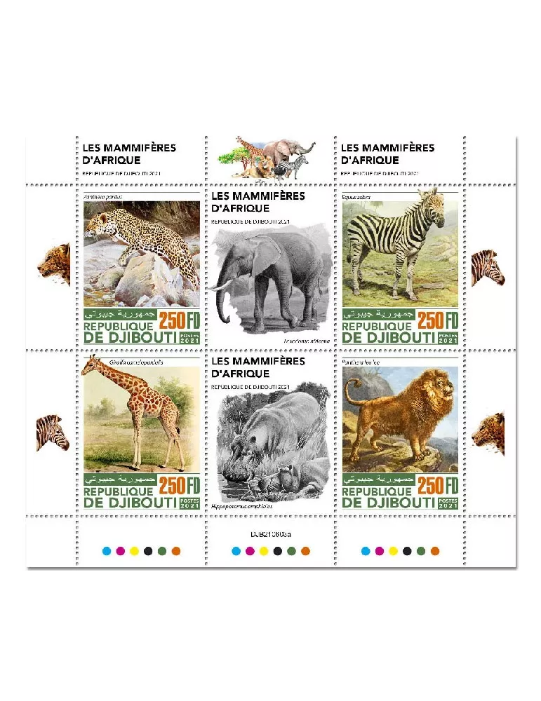 n° 3765/3768  - Timbre DJIBOUTI Poste