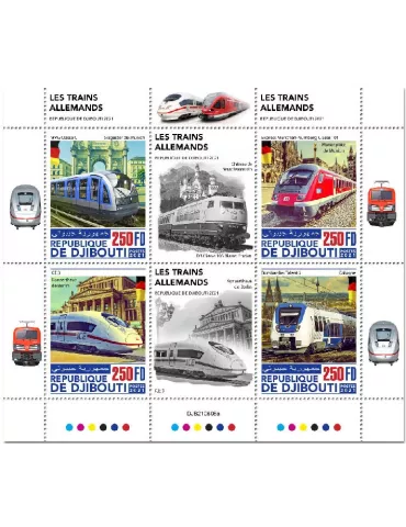 n° 3785/3788  - Timbre DJIBOUTI Poste