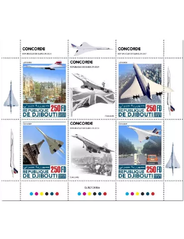 n° 3789/3792  - Timbre DJIBOUTI Poste