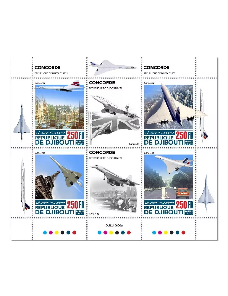 n° 3789/3792  - Timbre DJIBOUTI Poste