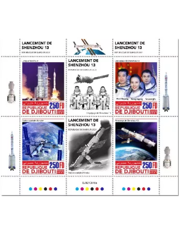 n° 3825/3828  - Timbre DJIBOUTI Poste