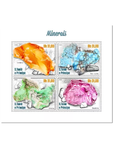 n° 7253/7256  - Timbre SAINT-THOMAS ET PRINCE Poste