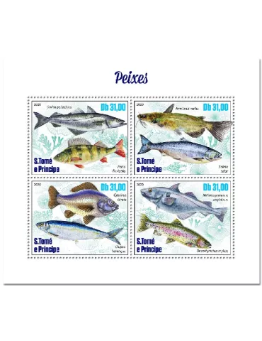 n° 7269/7272  - Timbre SAINT-THOMAS ET PRINCE Poste