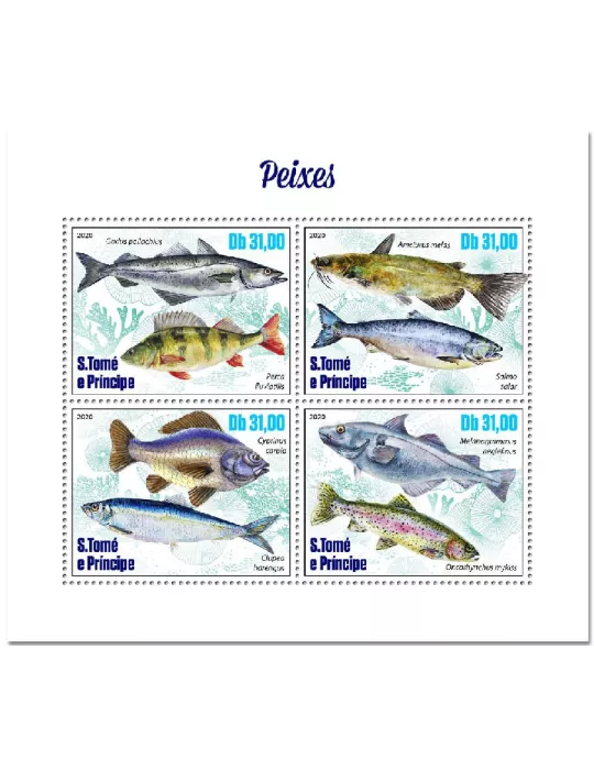 n° 7269/7272  - Timbre SAINT-THOMAS ET PRINCE Poste