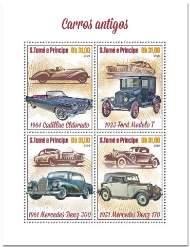 n° 7285/7288  - Timbre SAINT-THOMAS ET PRINCE Poste
