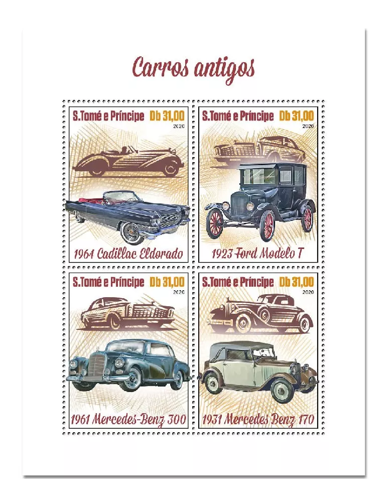 n° 7285/7288  - Timbre SAINT-THOMAS ET PRINCE Poste