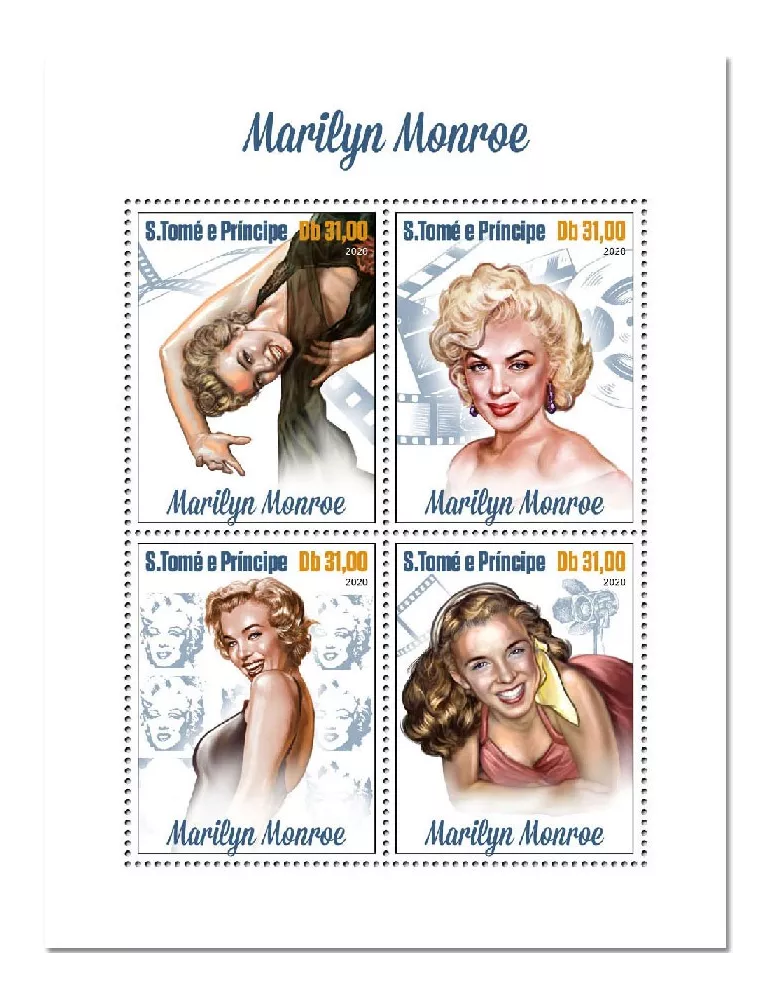 n° 7297/7300  - Timbre SAINT-THOMAS ET PRINCE Poste