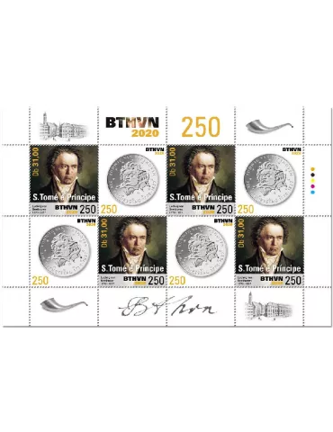 n° 7319/7320  - Timbre SAINT-THOMAS ET PRINCE Poste