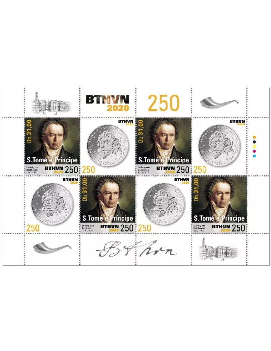 n° 7319/7320  - Timbre SAINT-THOMAS ET PRINCE Poste