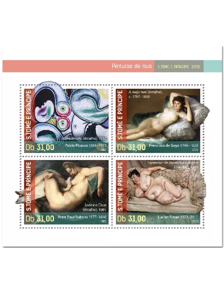 n° 7321/7324  - Timbre SAINT-THOMAS ET PRINCE Poste