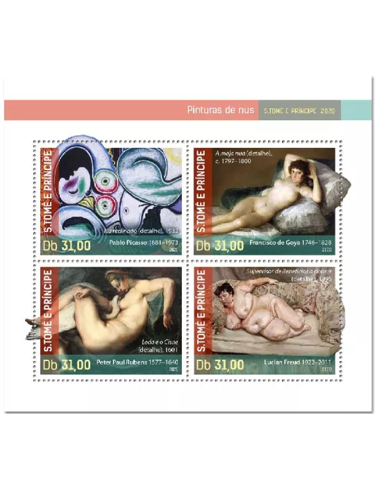 n° 7321/7324  - Timbre SAINT-THOMAS ET PRINCE Poste