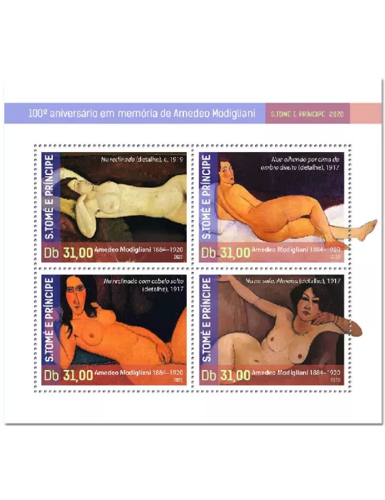 n° 7325/7328  - Timbre SAINT-THOMAS ET PRINCE Poste