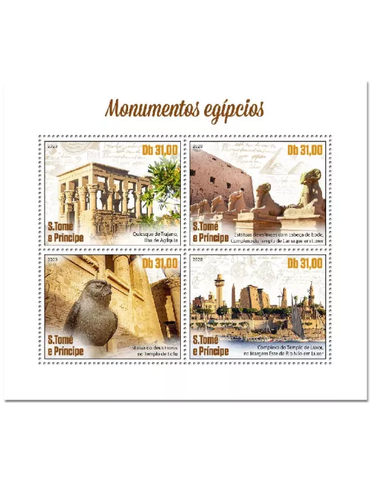 n° 7333/7336  - Timbre SAINT-THOMAS ET PRINCE Poste