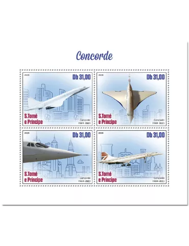 n° 7349/7352  - Timbre SAINT-THOMAS ET PRINCE Poste