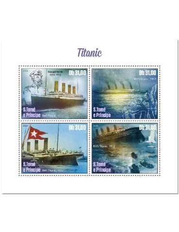 n° 7353/7356  - Timbre SAINT-THOMAS ET PRINCE Poste