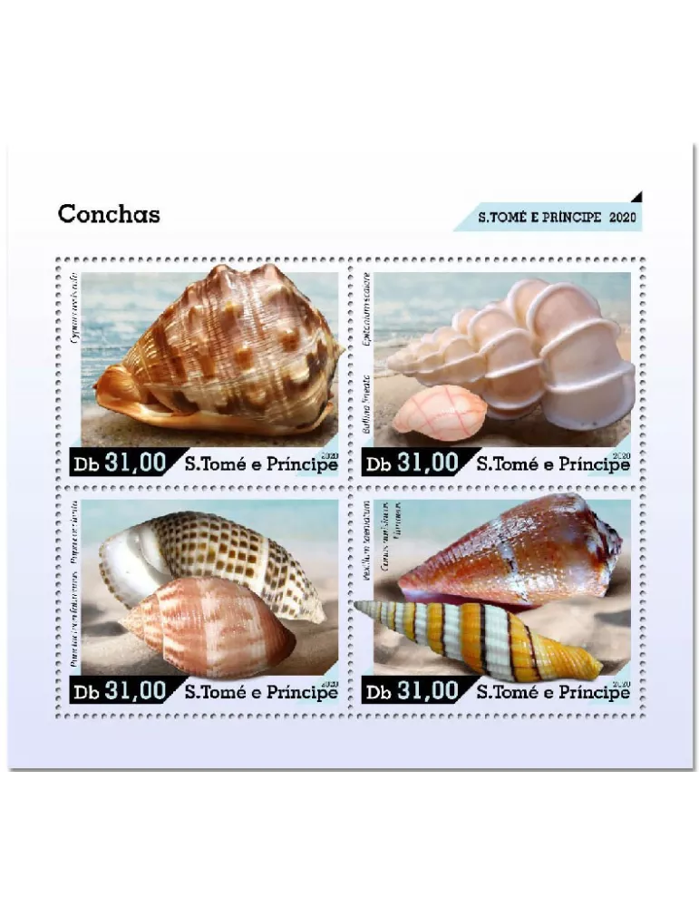 n° 7391/7394  - Timbre SAINT-THOMAS ET PRINCE Poste