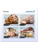 n° 7391/7394  - Timbre SAINT-THOMAS ET PRINCE Poste