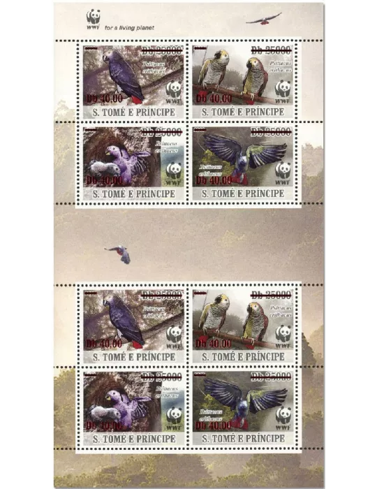 n° 7405/7408  - Timbre SAINT-THOMAS ET PRINCE Poste