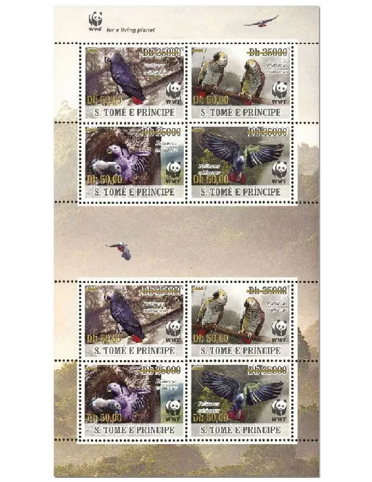 n° 7409/7412  - Timbre SAINT-THOMAS ET PRINCE Poste