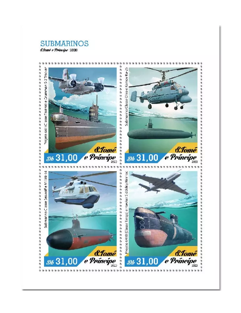 n° 7421/7424  - Timbre SAINT-THOMAS ET PRINCE Poste