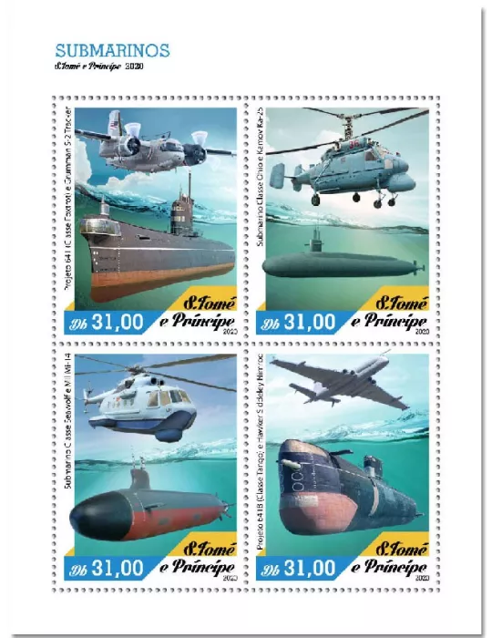 n° 7421/7424  - Timbre SAINT-THOMAS ET PRINCE Poste