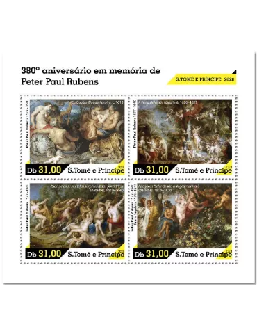 n° 7523/7526  - Timbre SAINT-THOMAS ET PRINCE Poste