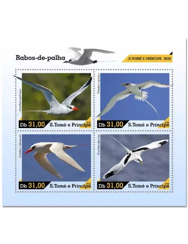 n° 7535/7538  - Timbre SAINT-THOMAS ET PRINCE Poste