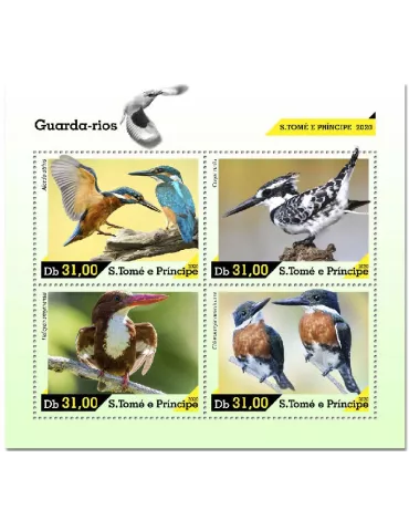 n° 7543/7546  - Timbre SAINT-THOMAS ET PRINCE Poste