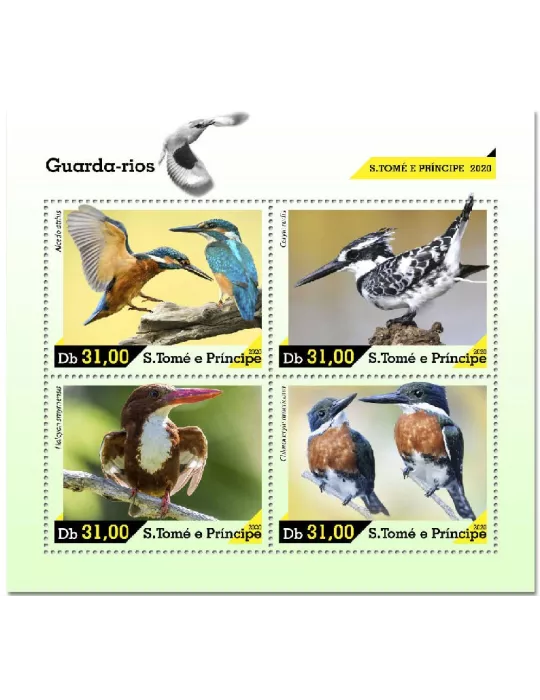 n° 7543/7546  - Timbre SAINT-THOMAS ET PRINCE Poste