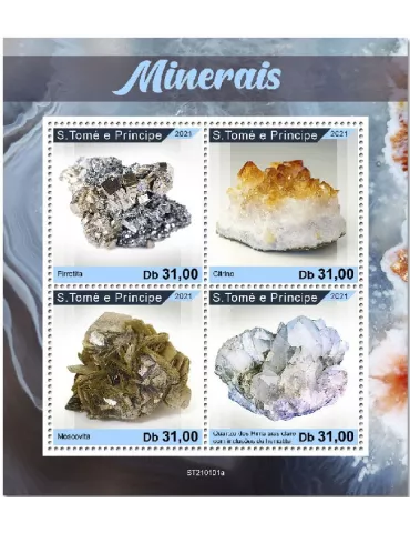 n° 7551/7554  - Timbre SAINT-THOMAS ET PRINCE Poste