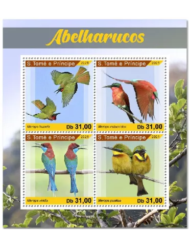 n° 7575/7578  - Timbre SAINT-THOMAS ET PRINCE Poste