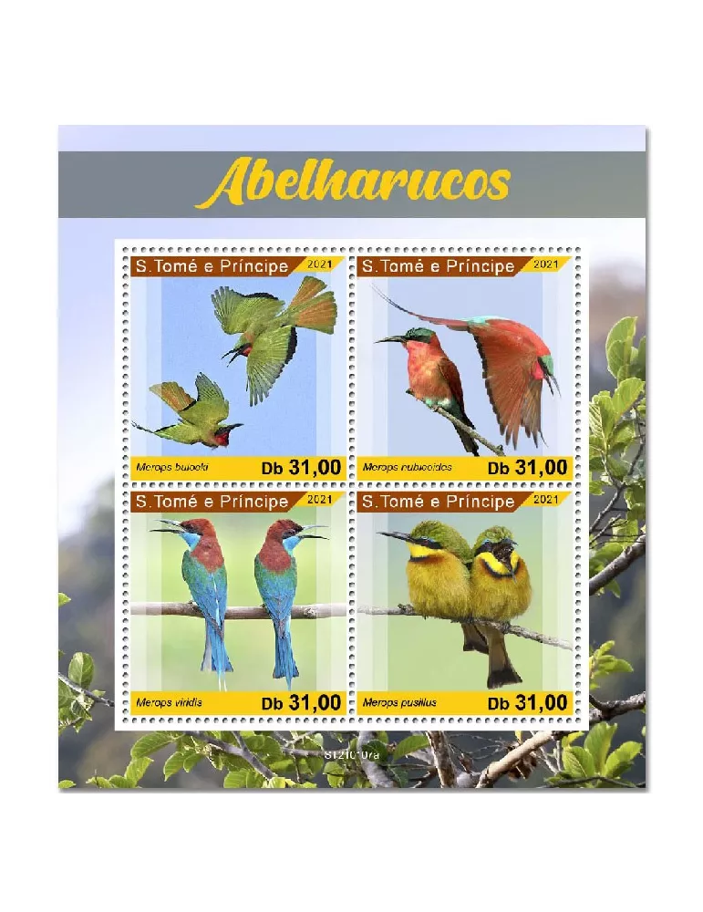 n° 7575/7578  - Timbre SAINT-THOMAS ET PRINCE Poste