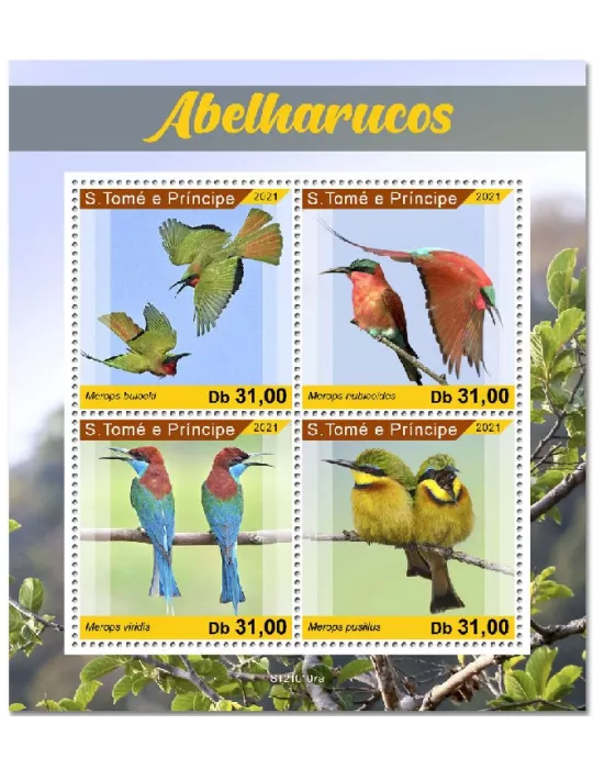 n° 7575/7578  - Timbre SAINT-THOMAS ET PRINCE Poste