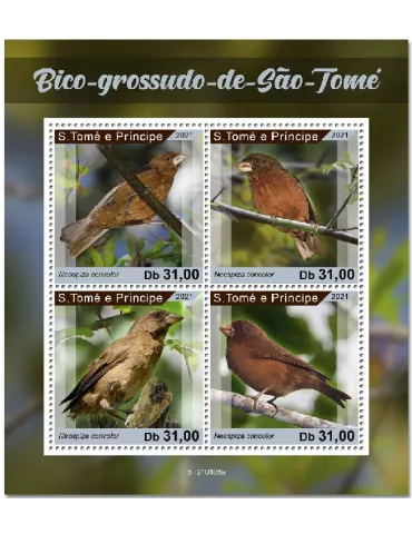 n° 7579/7582  - Timbre SAINT-THOMAS ET PRINCE Poste