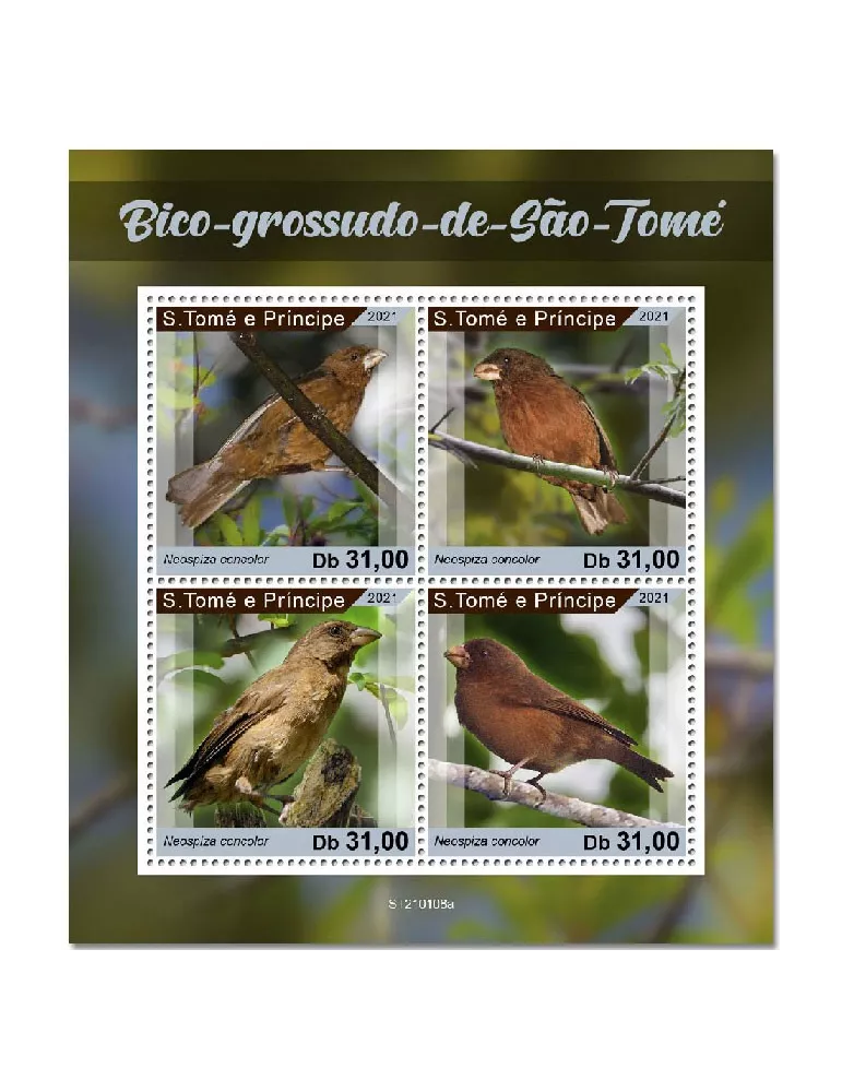 n° 7579/7582  - Timbre SAINT-THOMAS ET PRINCE Poste