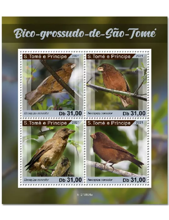 n° 7579/7582  - Timbre SAINT-THOMAS ET PRINCE Poste