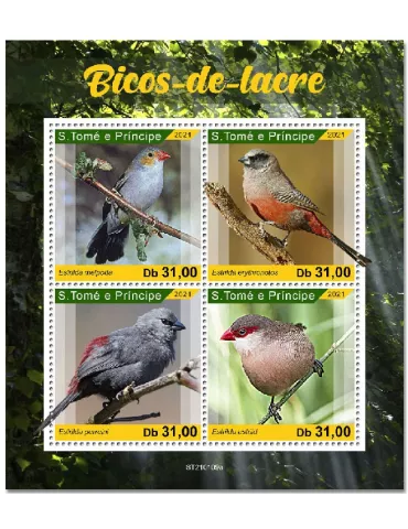 n° 7583/7586  - Timbre SAINT-THOMAS ET PRINCE Poste