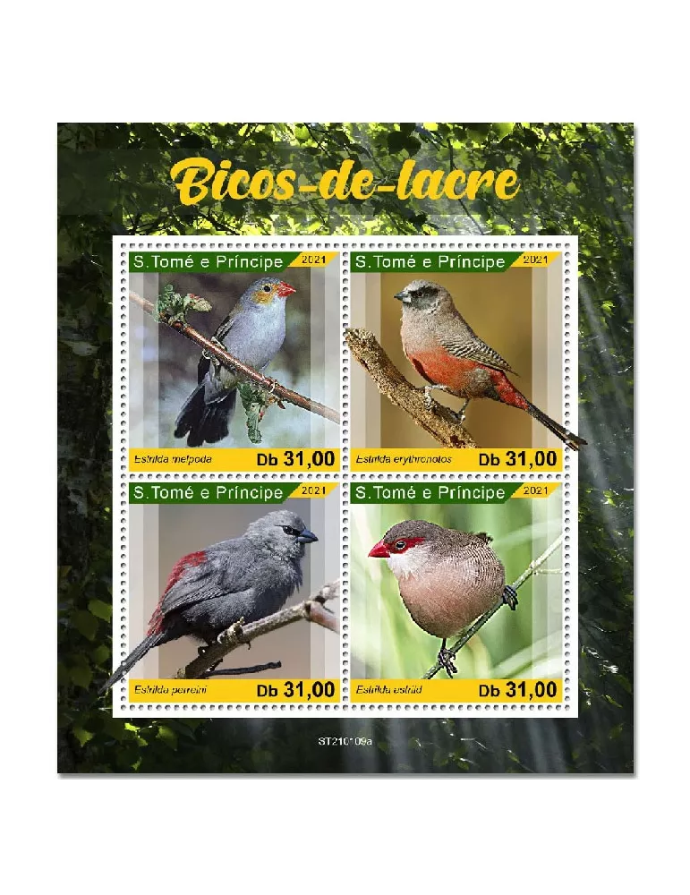 n° 7583/7586  - Timbre SAINT-THOMAS ET PRINCE Poste