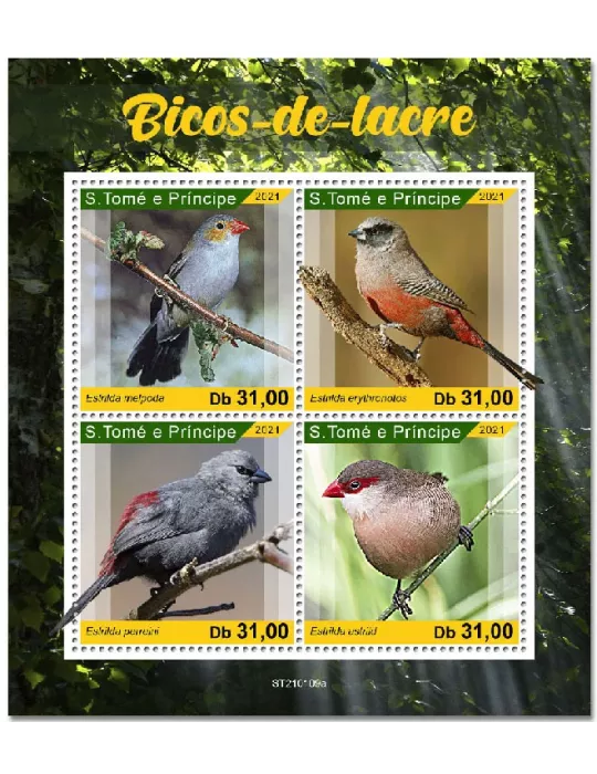 n° 7583/7586  - Timbre SAINT-THOMAS ET PRINCE Poste