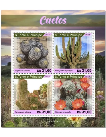 n° 7591/7594  - Timbre SAINT-THOMAS ET PRINCE Poste