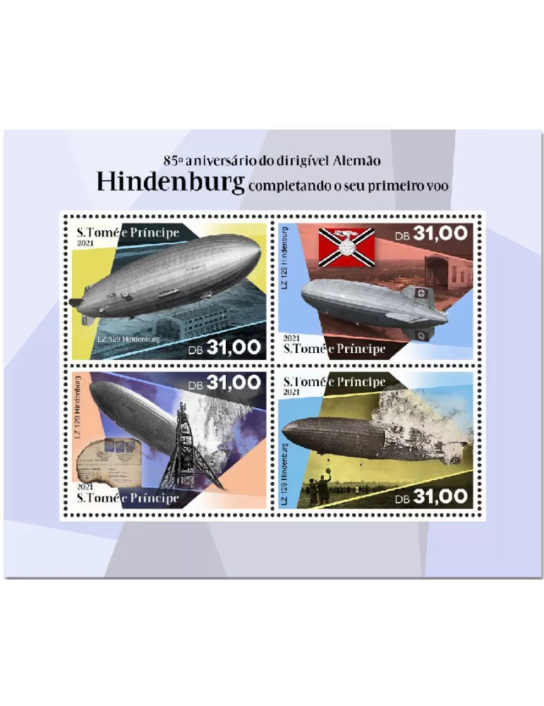 n° 7637/7640  - Timbre SAINT-THOMAS ET PRINCE Poste