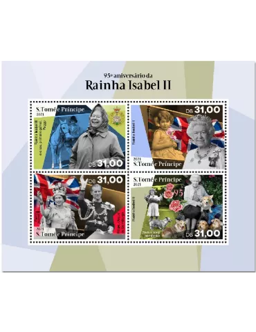 n° 7653/7656  - Timbre SAINT-THOMAS ET PRINCE Poste