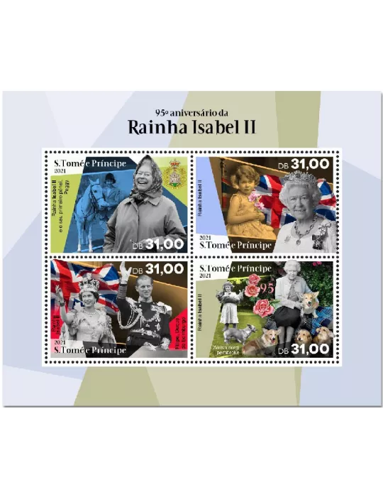 n° 7653/7656  - Timbre SAINT-THOMAS ET PRINCE Poste