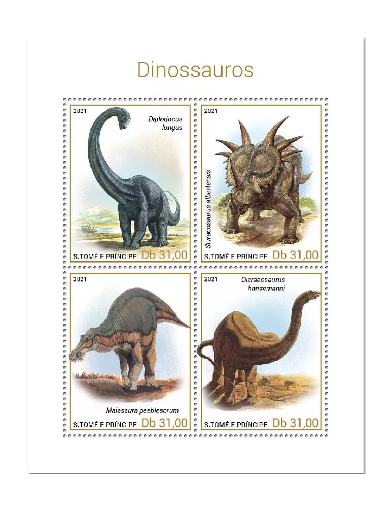 n° 7701/7704  - Timbre SAINT-THOMAS ET PRINCE Poste