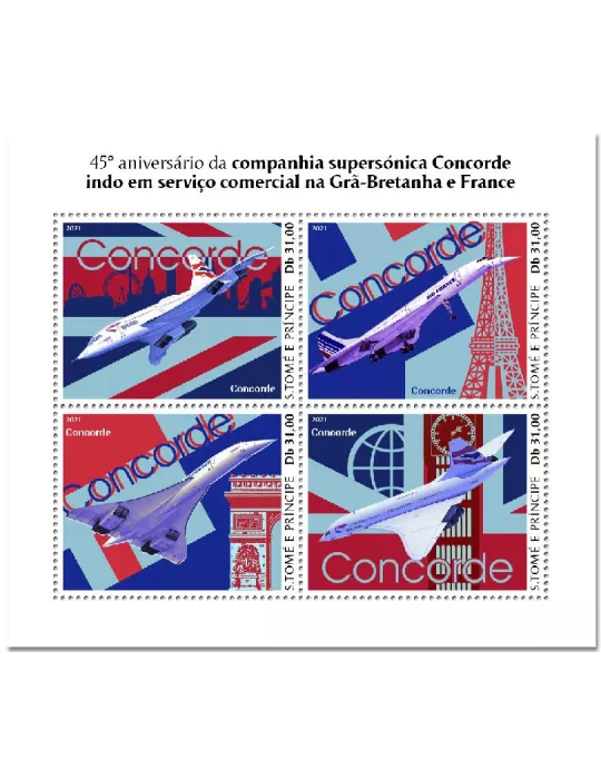 n° 7757/7760  - Timbre SAINT-THOMAS ET PRINCE Poste