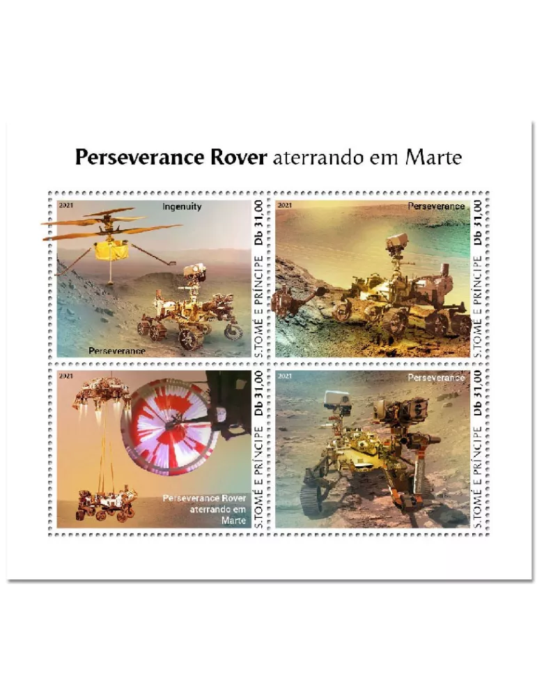 n° 7769/7772  - Timbre SAINT-THOMAS ET PRINCE Poste